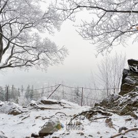 6. Nieziemska sudecka panorama Karkonoszy i Szklarskiej Poręby zimową porą :-D